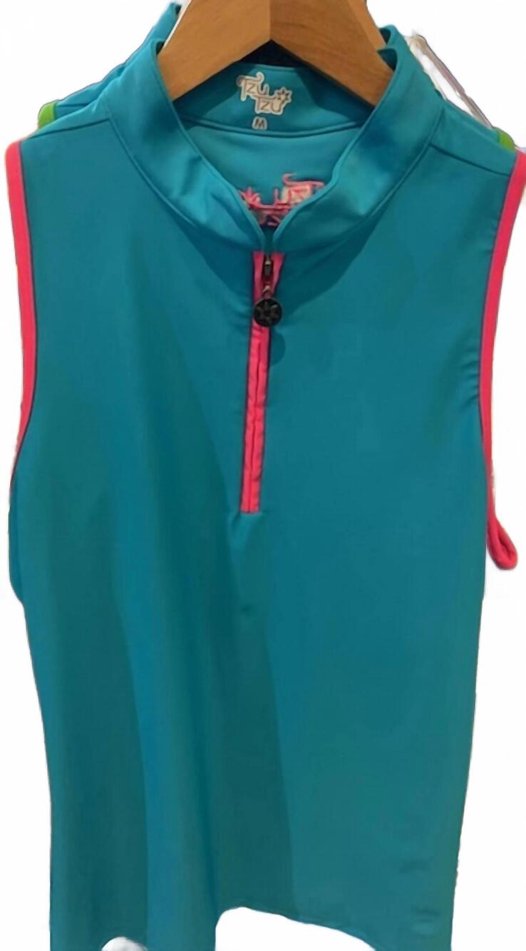 NEW TZU TZU women's sleeveless top in capri